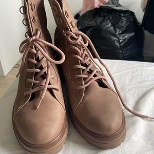 BRAND NEW CALL IT SPRING BEIGE BOOTS